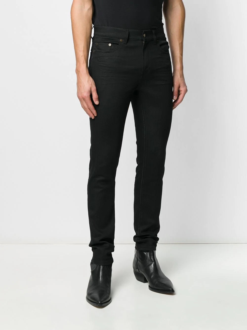 mid-rise skinny jeans - 3