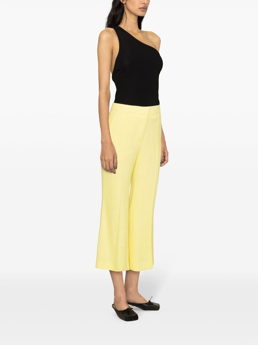 mid-rise cropped trousers - 3