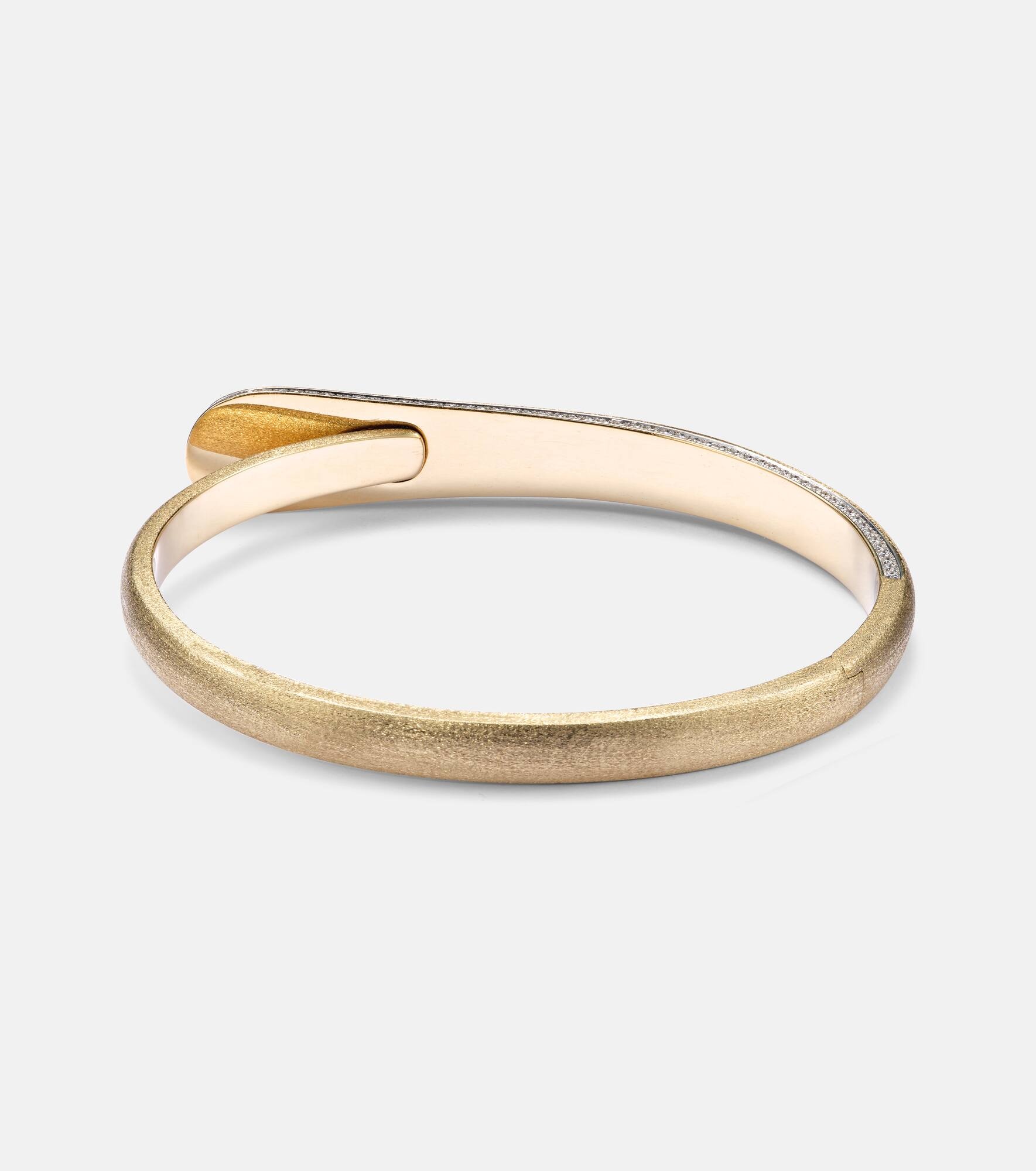 18kt gold bracelet with diamonds - 4
