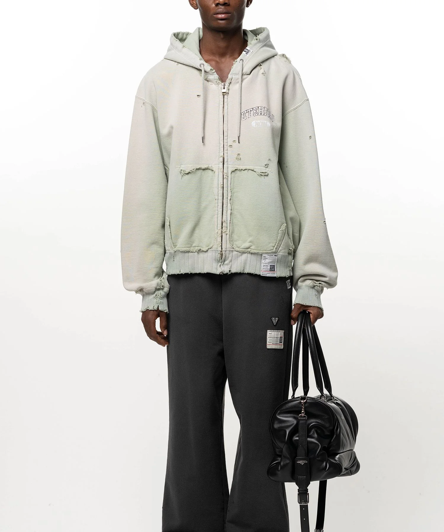 Sun Faded Like Zip-up Hoodie - 1