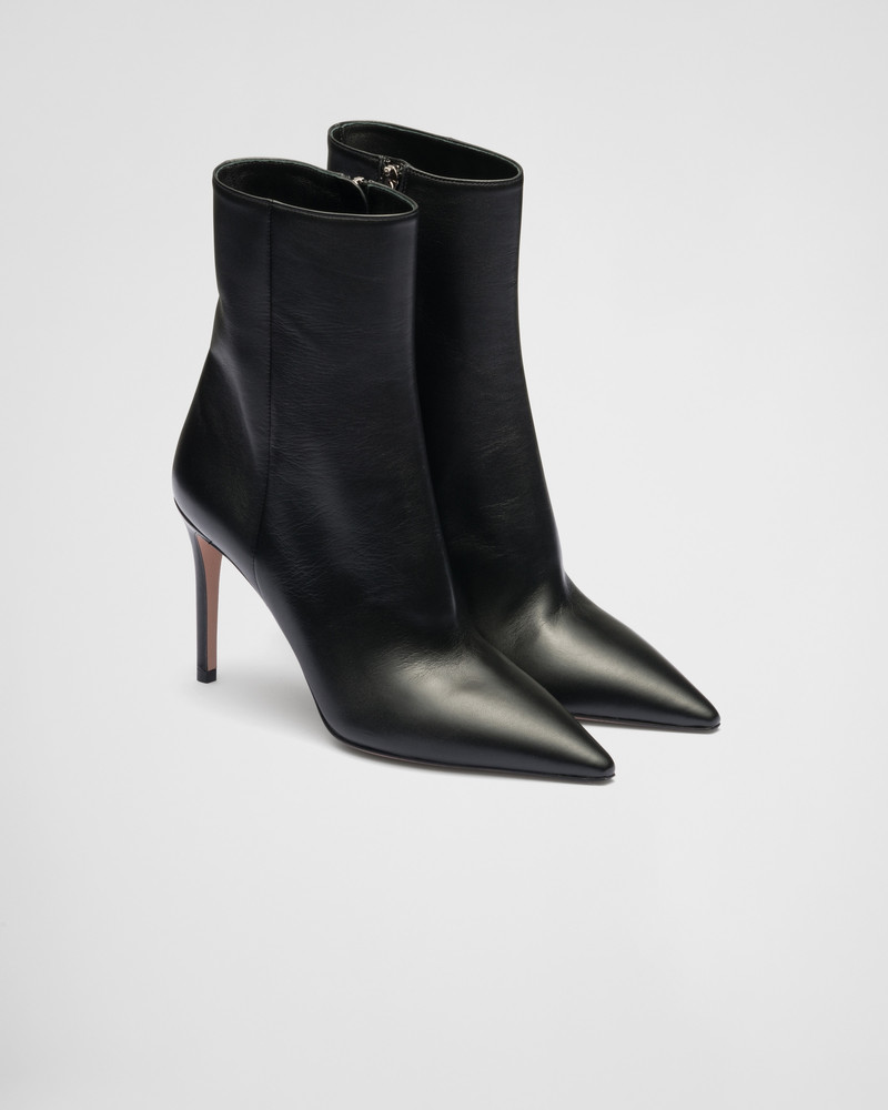 Nappa leather booties 1