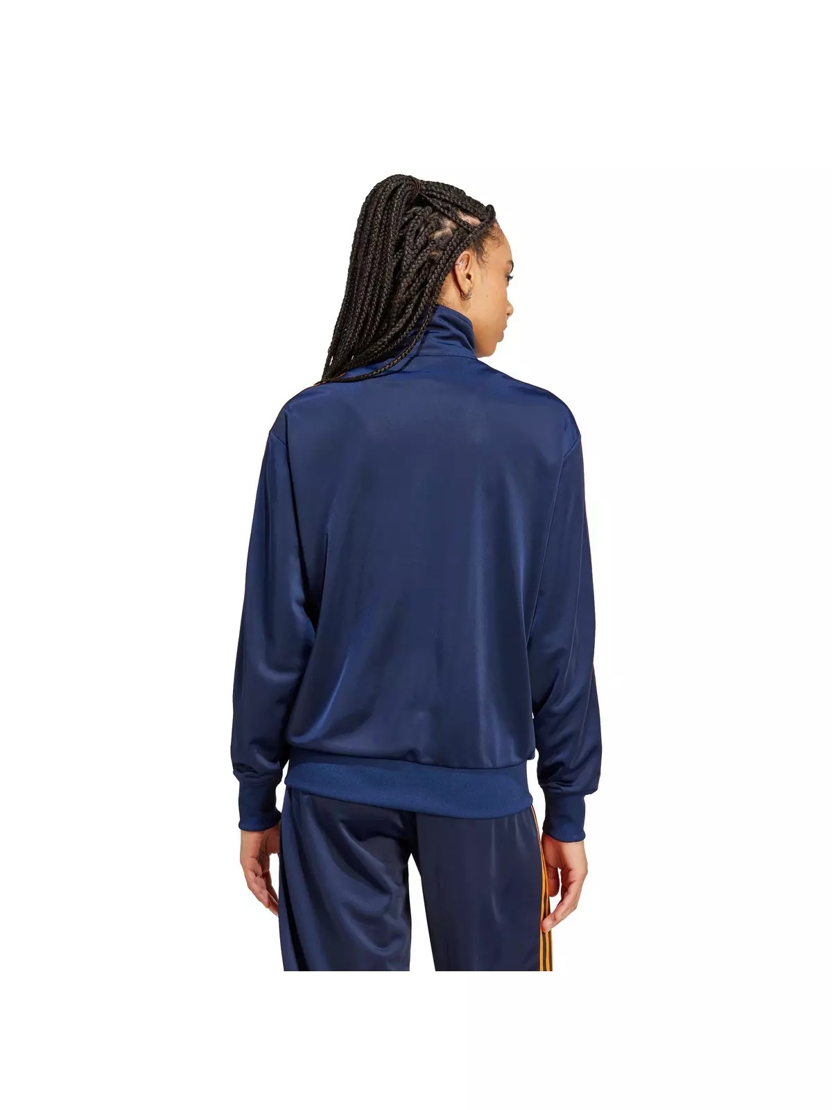 Originals Women's Adicolor Classic Firebird Loose Track Top -Navy/Orange - 2