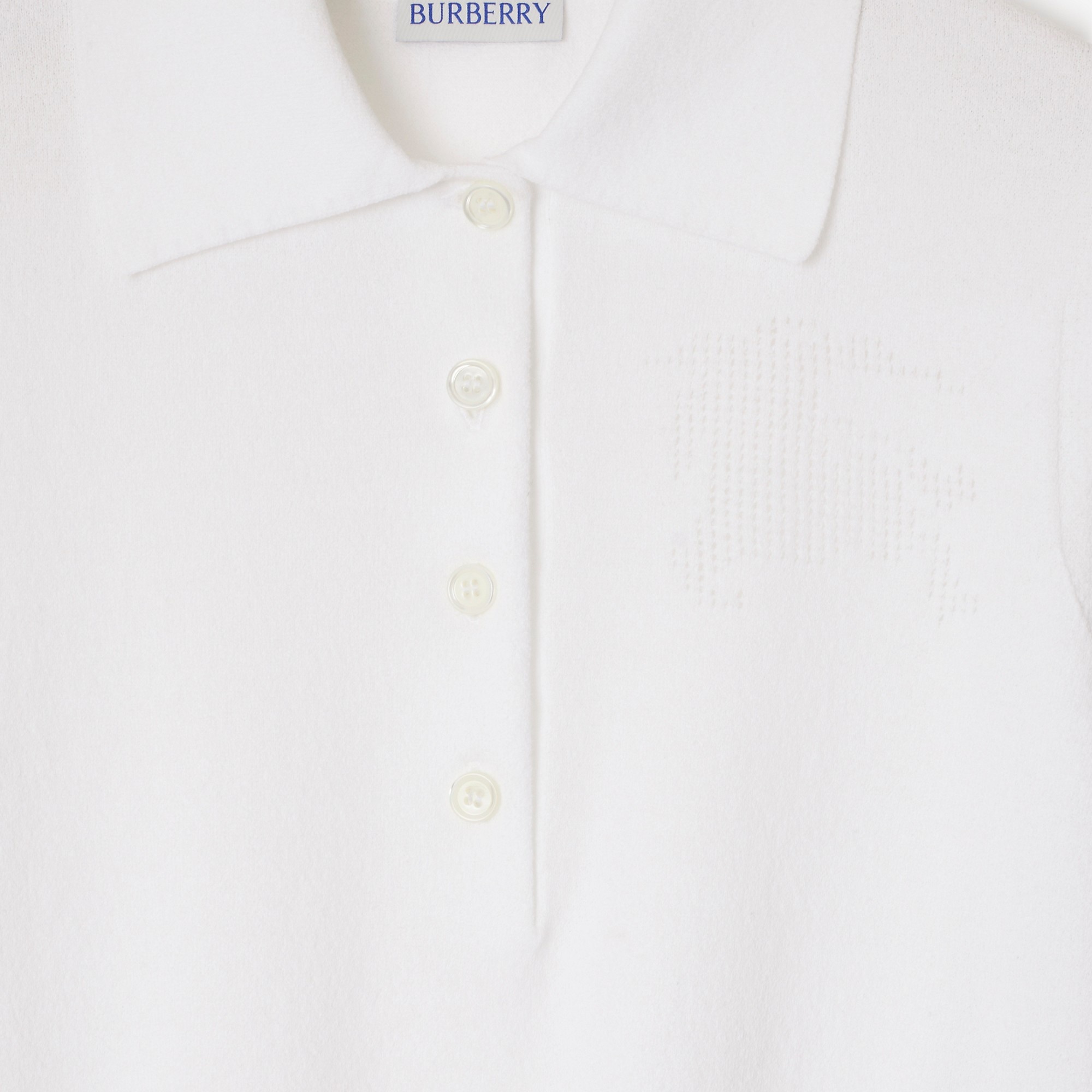 Cotton Blend Polo Shirt - 6