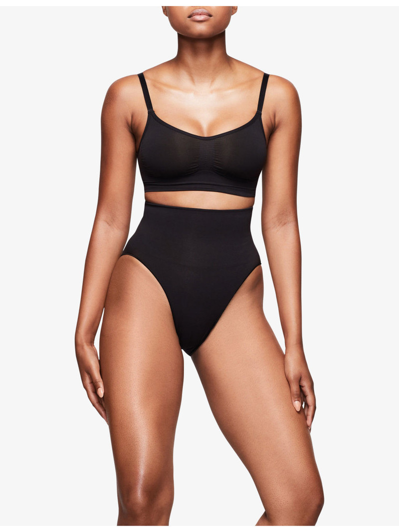 SKIMS Sculpting scoop-neck stretch-woven bra outlook