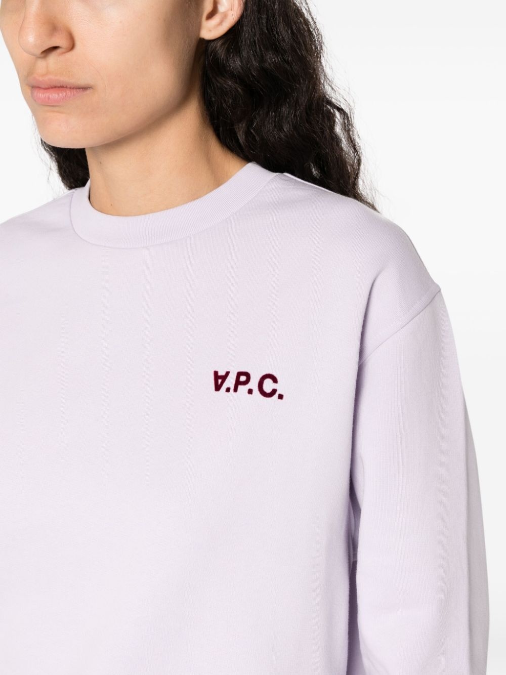 logo-print cotton sweatshirt - 5