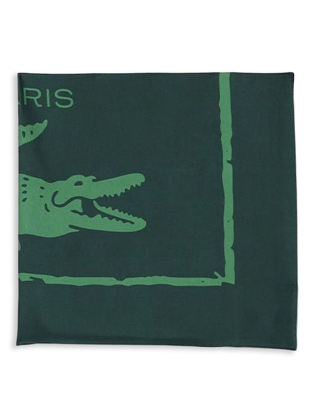 crocodile-print silk scarf - 3