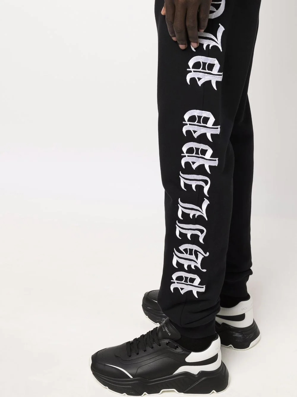 logo-print jogging trousers - 5