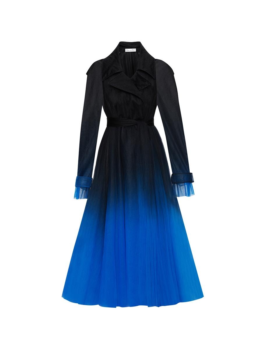 OMBRÉ TULLE OPERA COAT - 5