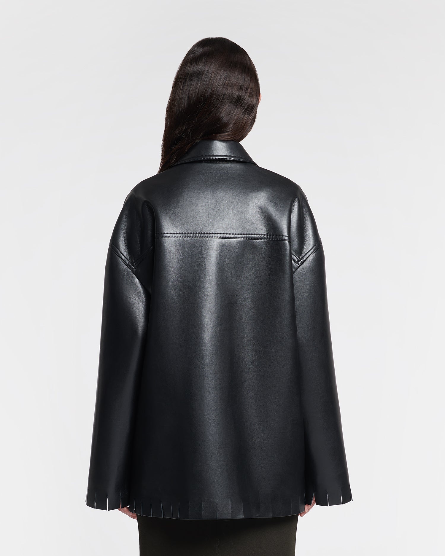 Regenerated Leather Jacket - 8