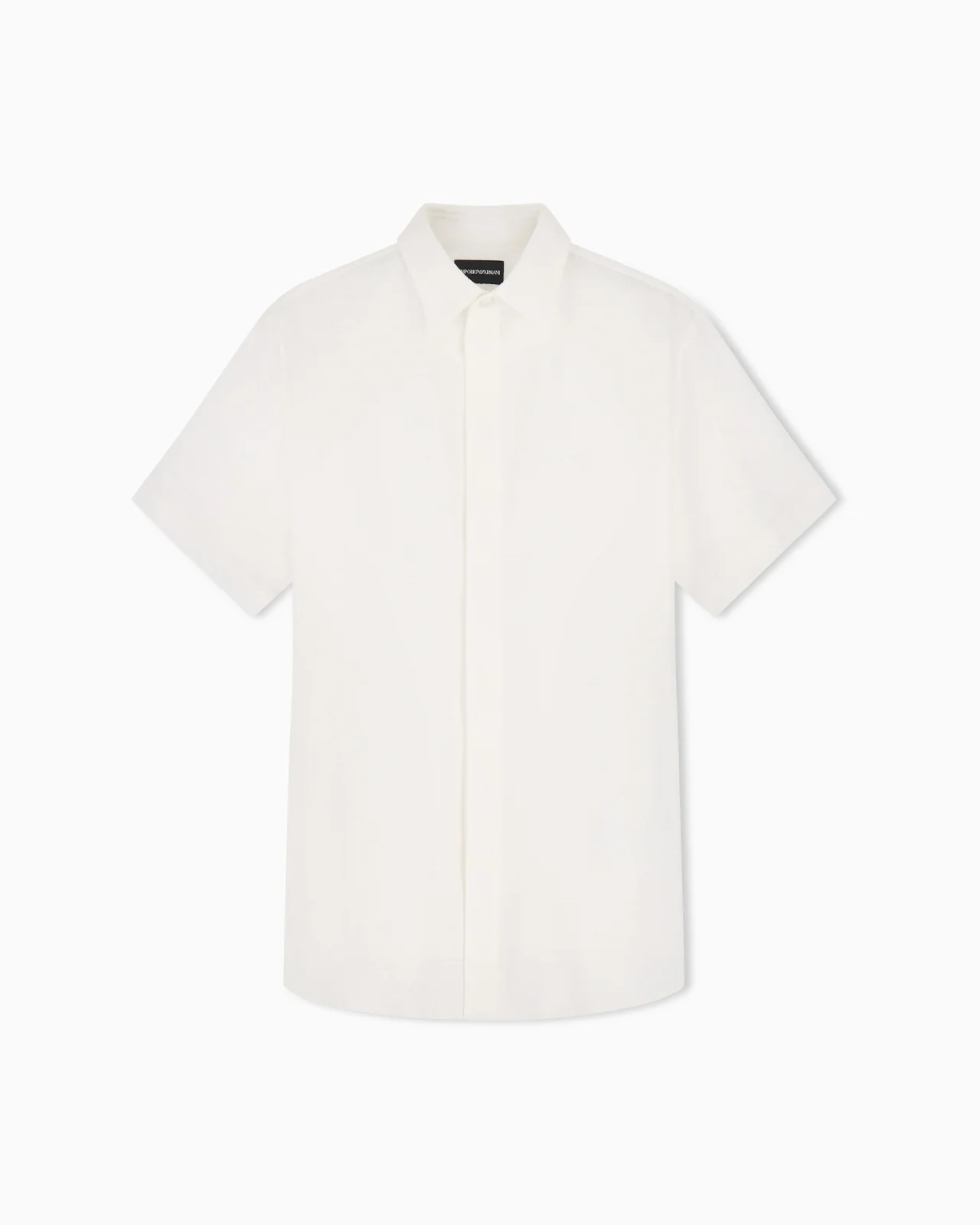 SHORT-SLEEVED, GARMENT-DYED JERSEY SHIRT - 1