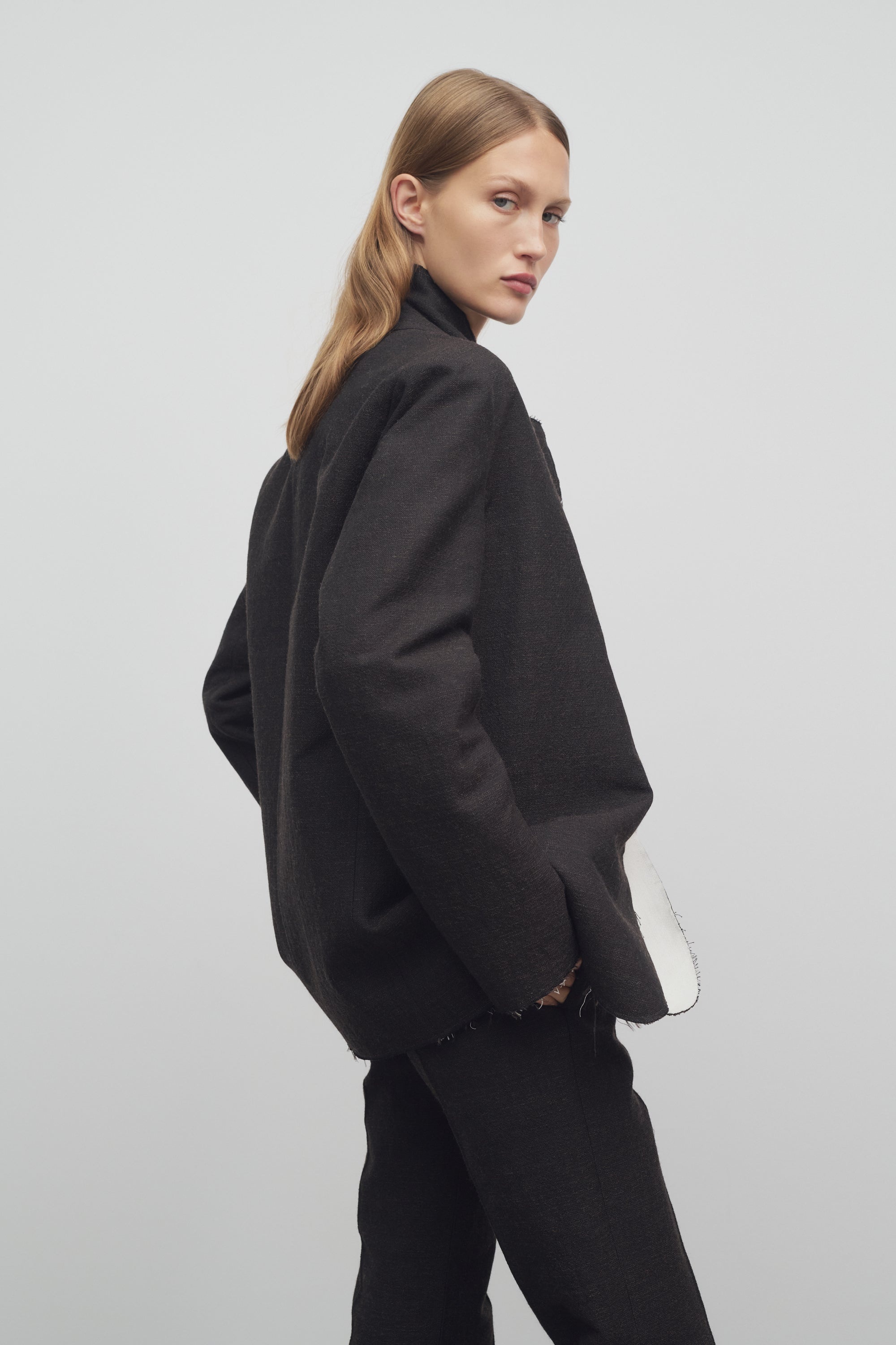 Lysandre Jacket in Cotton and Wool - 4