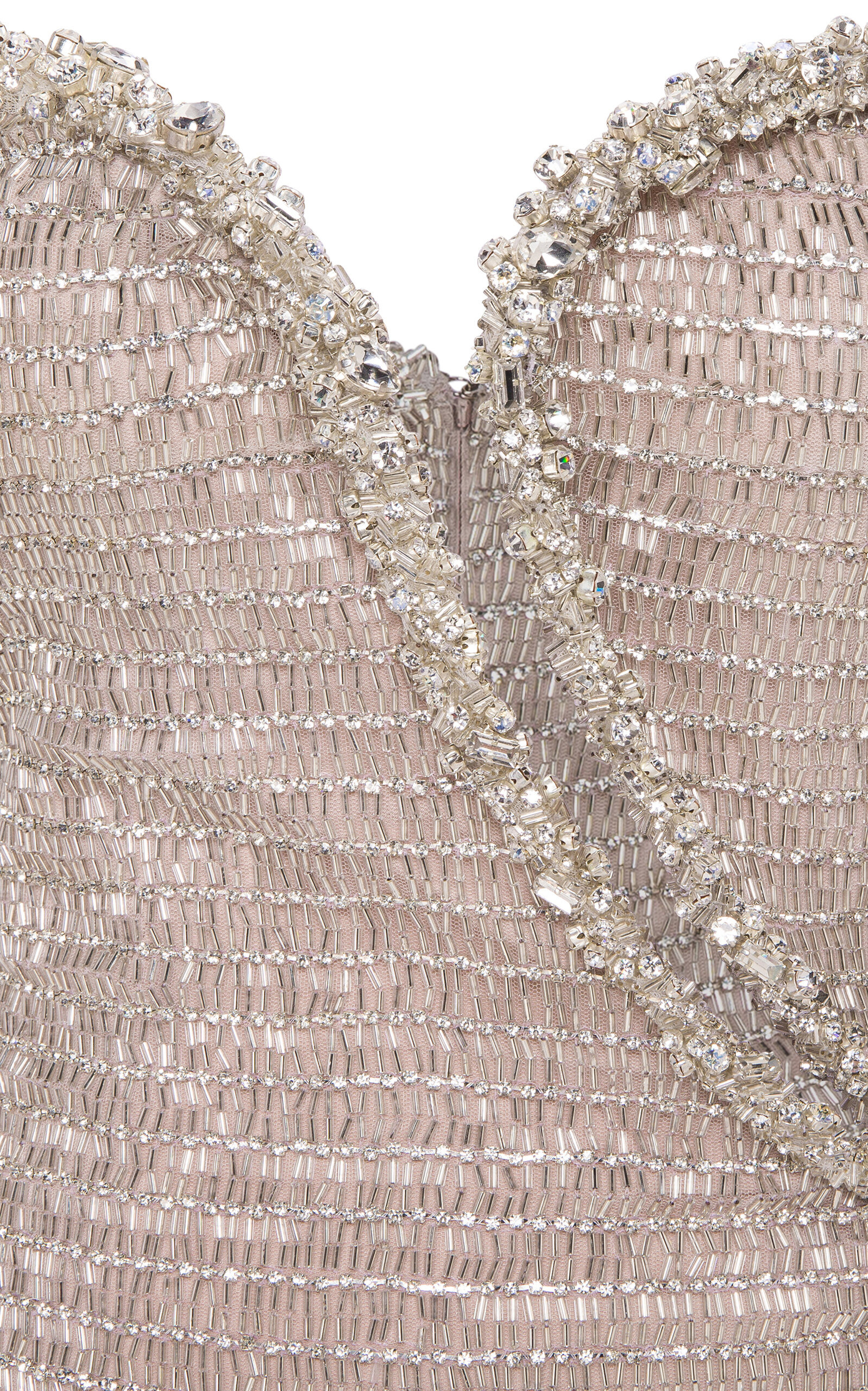 Embellished Strapless Mini Dress silver - 4