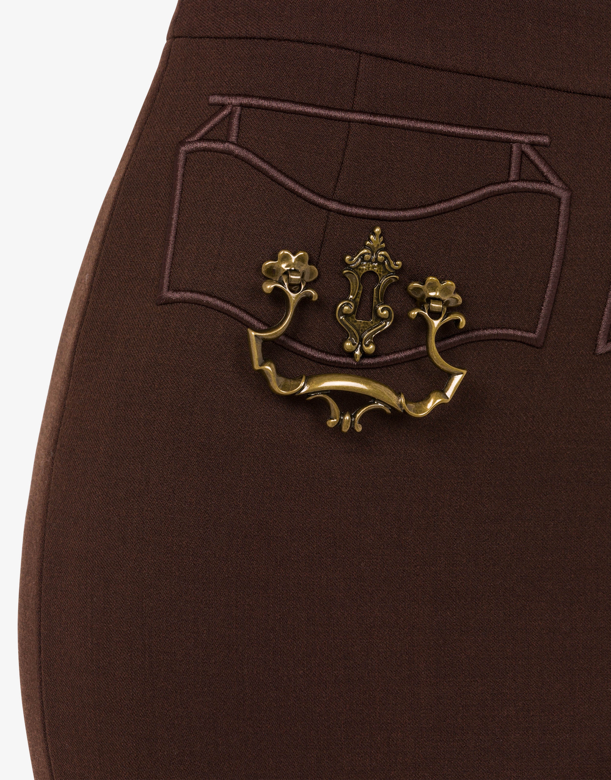 HANDLE WITH CARE CREPE SKIRT - 4