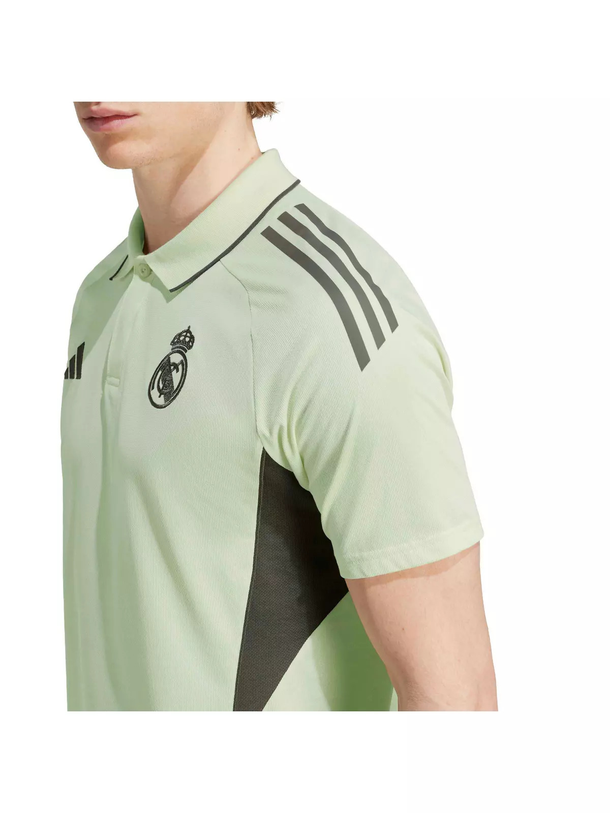 Men's Real Madrid Tiro 25 Competition Polo Shirt -Lt. Green - 5