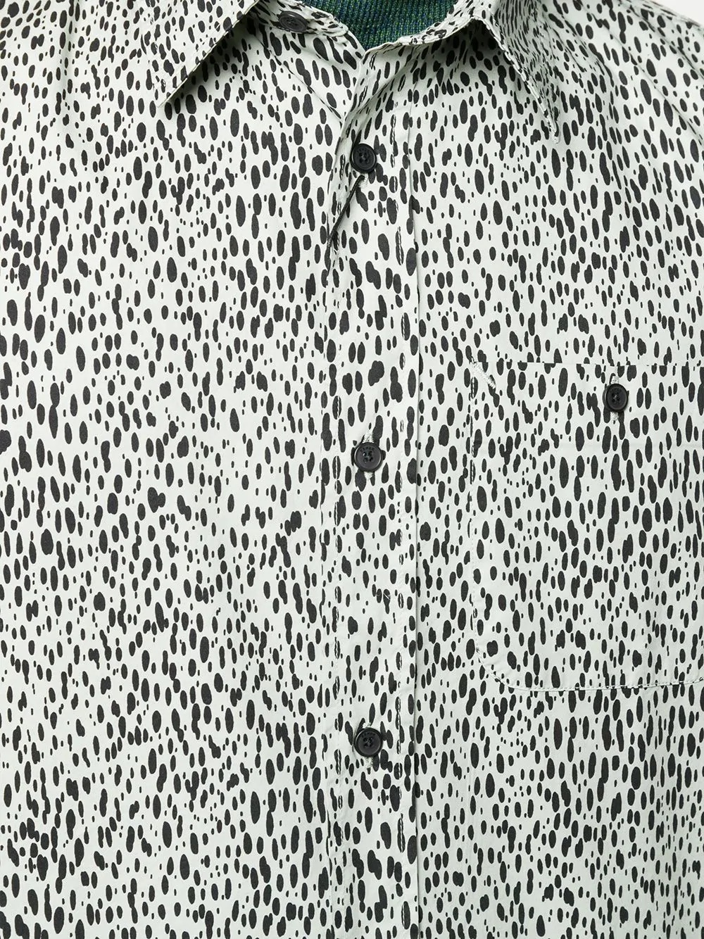 speckled print shirt - 5