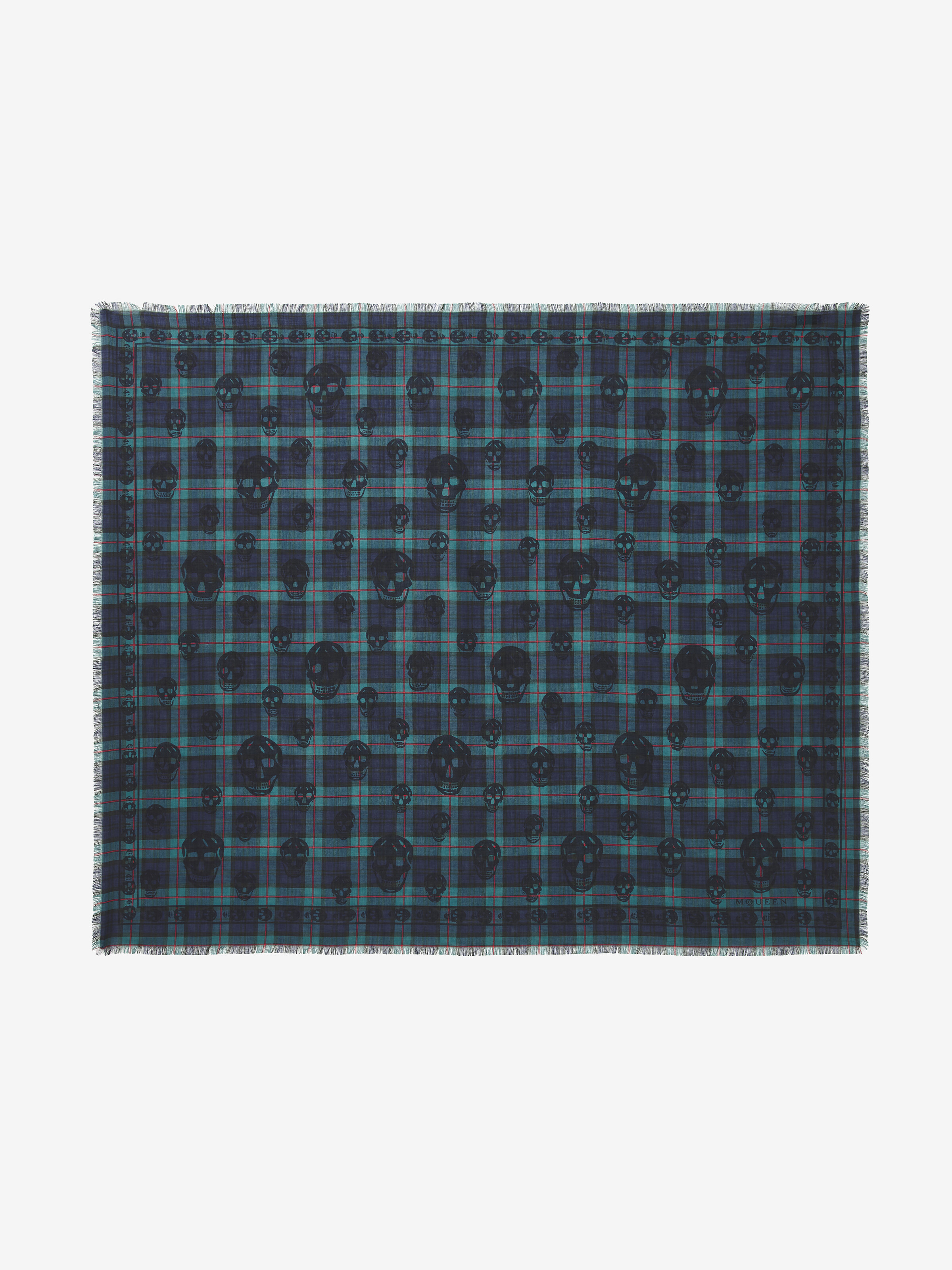 Tartan Skull Foulard - 2