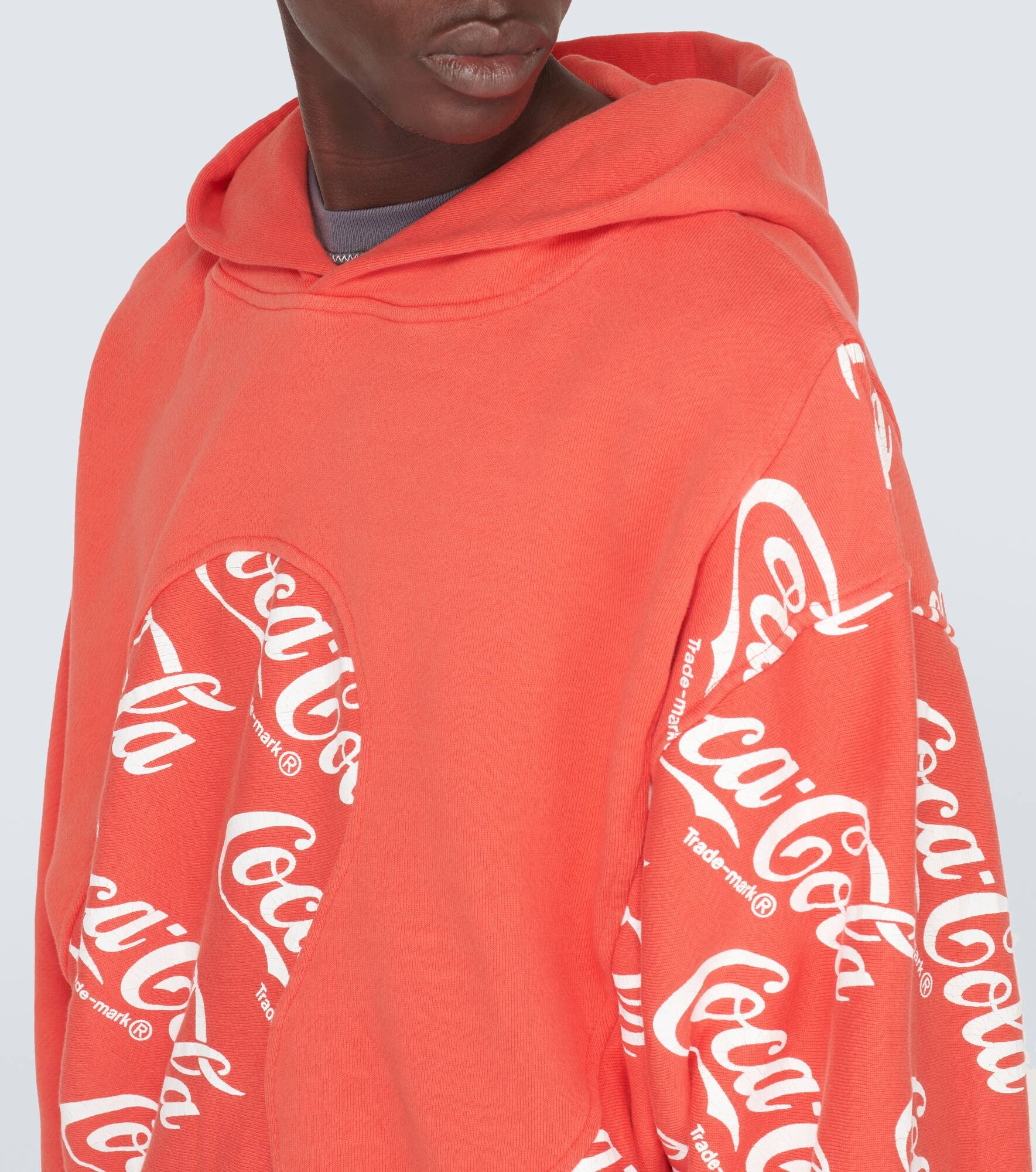 Printed cotton hoodie - 5