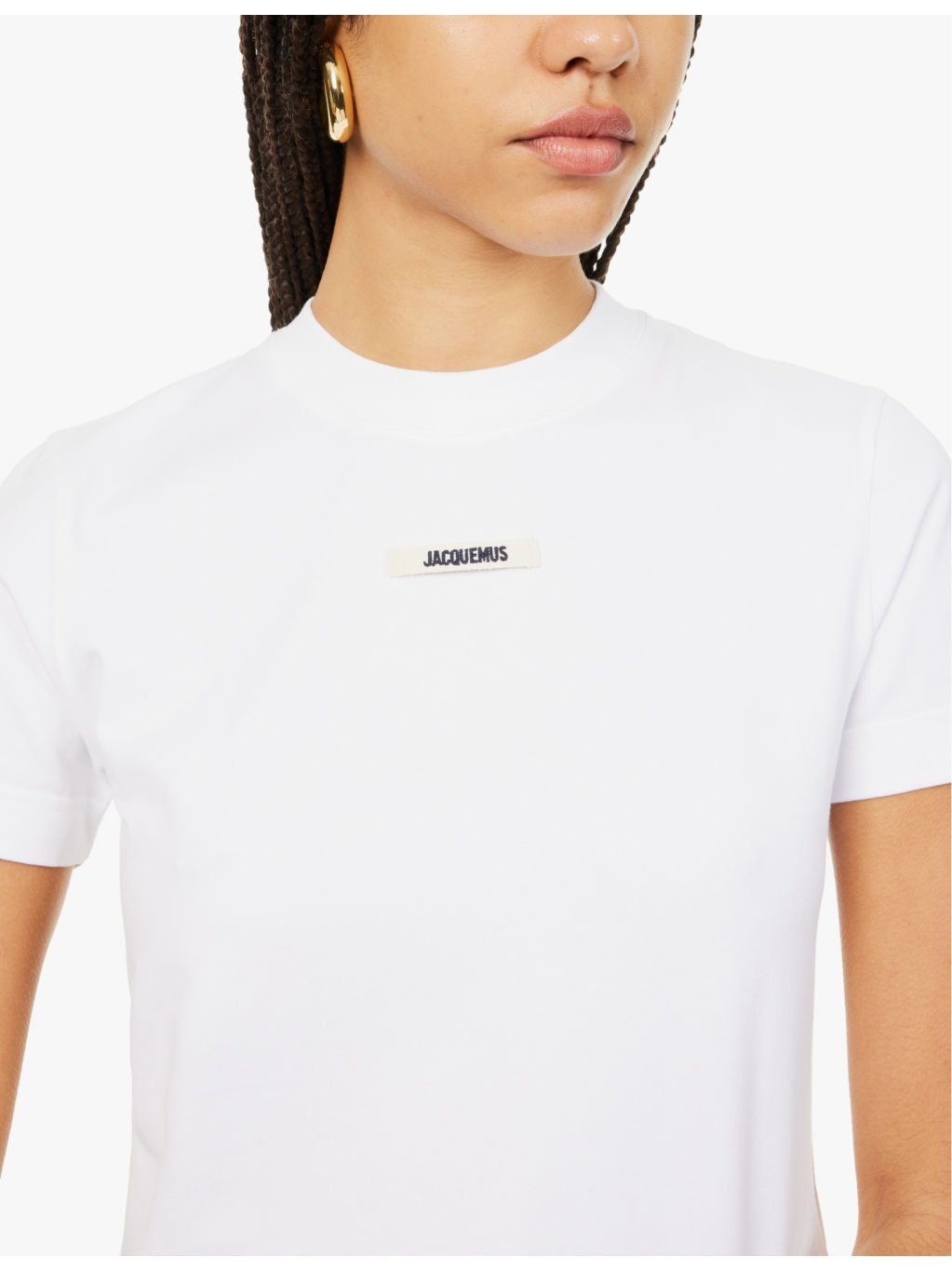 Brand-print short-sleeve stretch-cotton T-shirt - 5