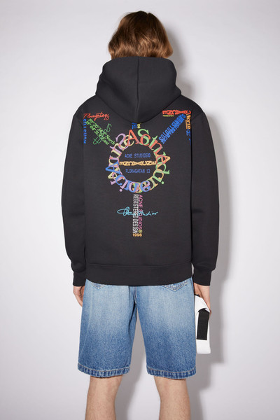 Acne Studios Hooded sweatshirt - Black outlook