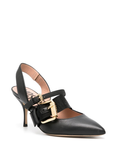 Moschino buckle-straps pointed-toe pumps outlook