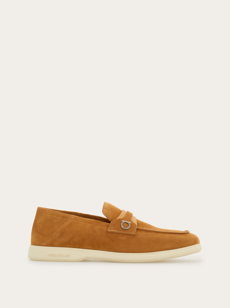 Deconstructed loafer with Gancini ornament - 1