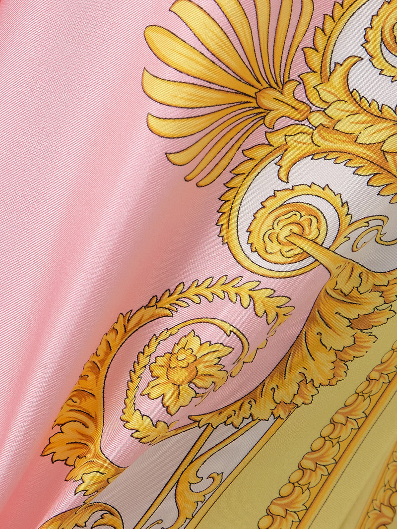 Printed Silk-twill Wide-leg Pants 5