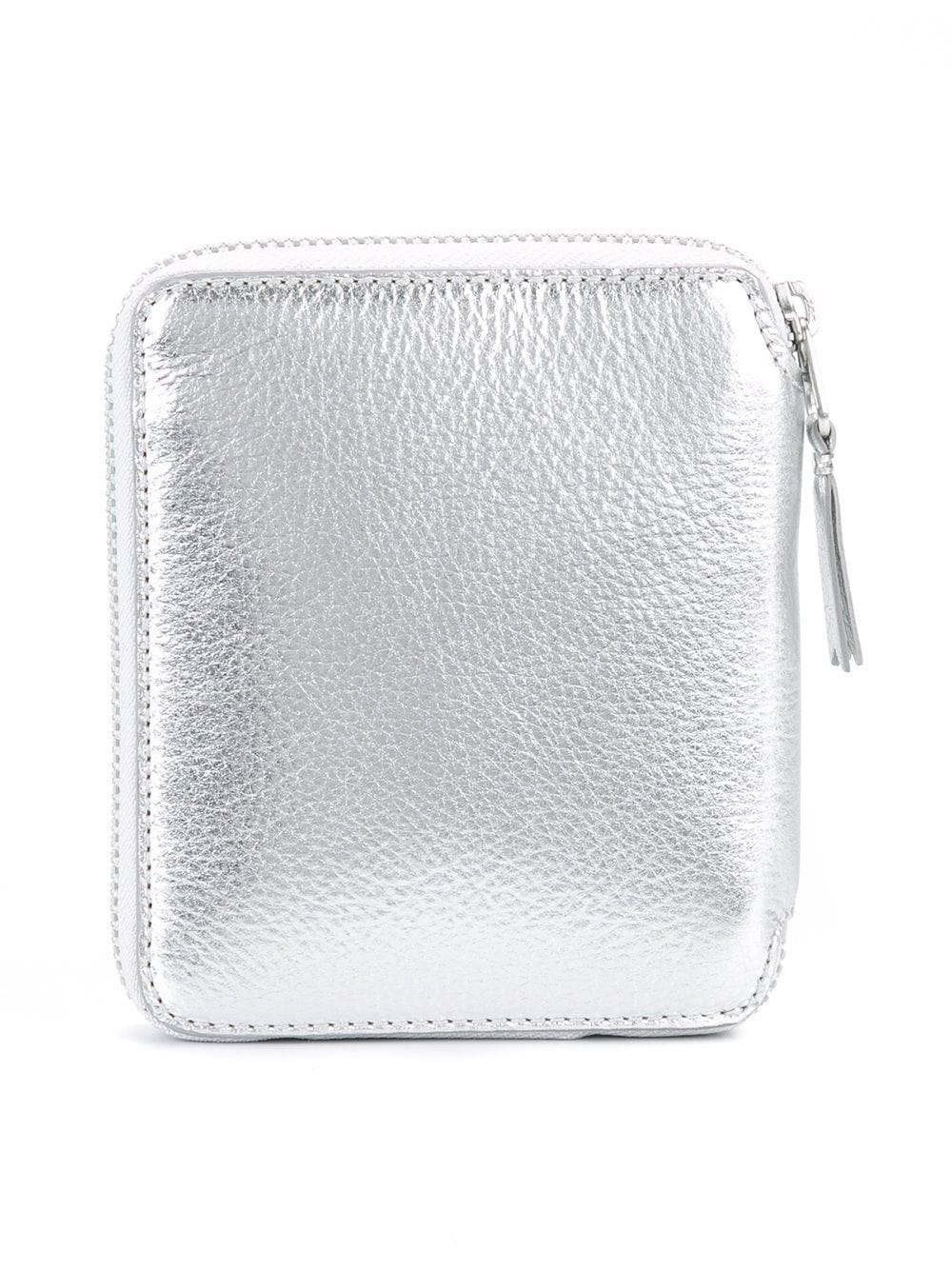 metallic zip wallet - 2