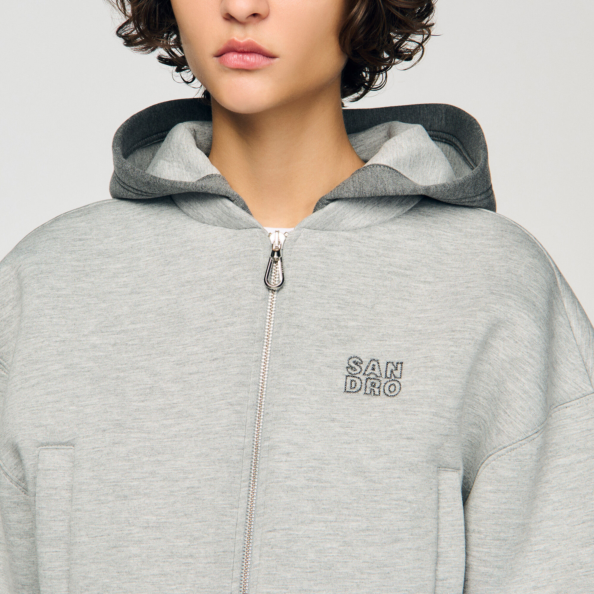 HOODED SWEATSHIRT JACKET - 3