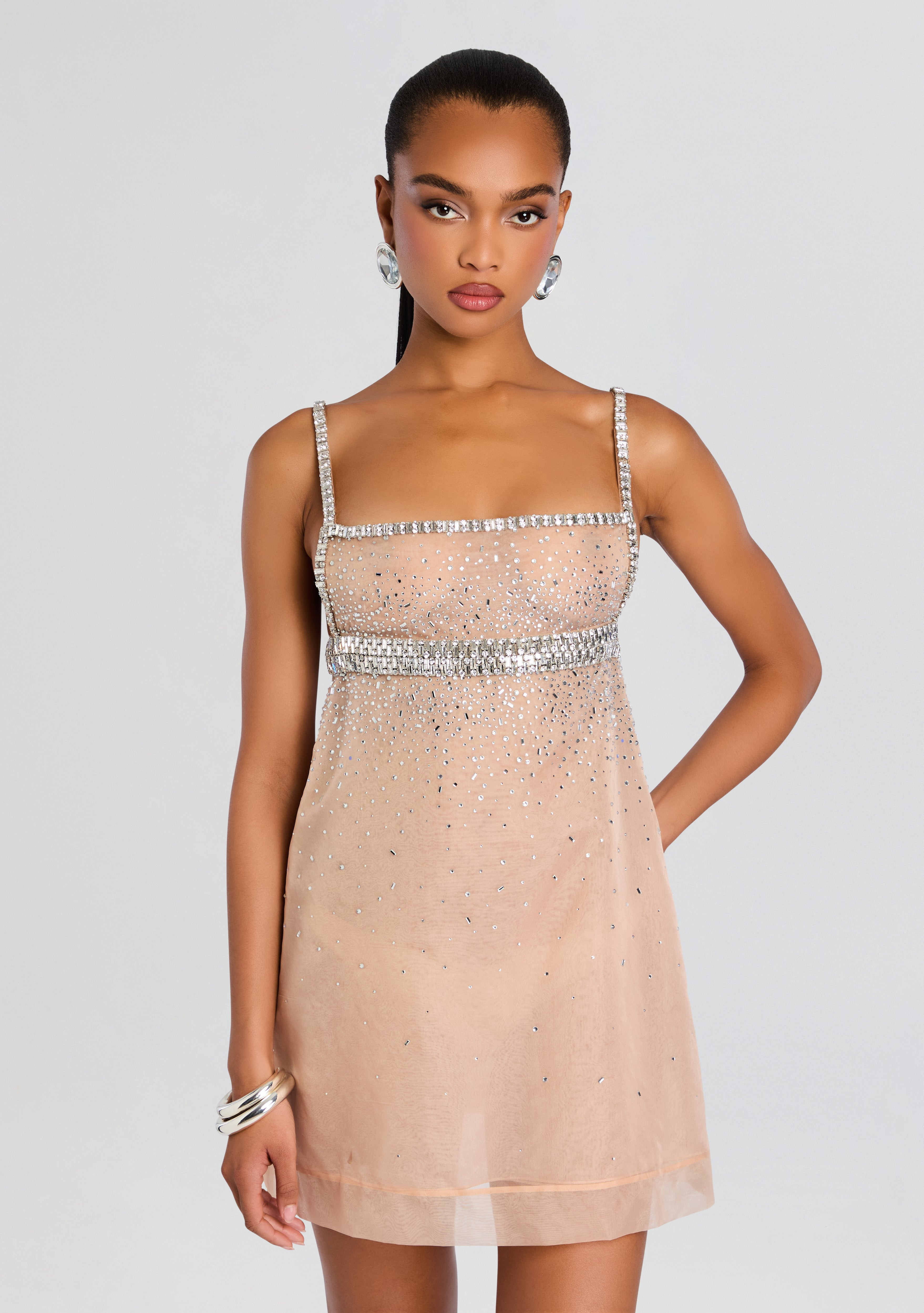 LEORA EMBELLISHED DRESS - 5
