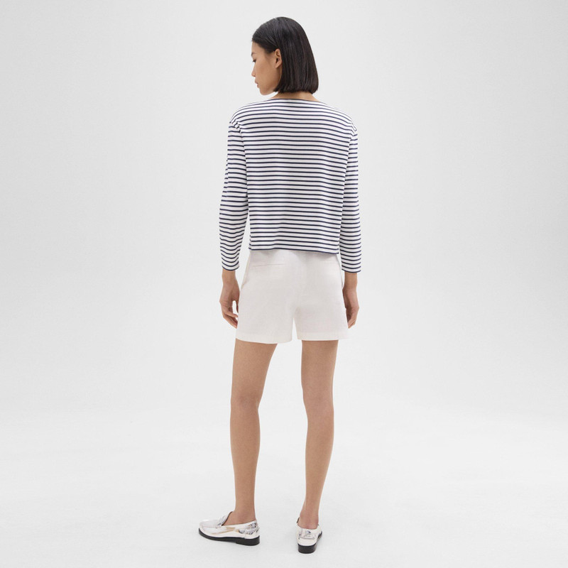 Theory Waist Tab Short in Good Linen outlook