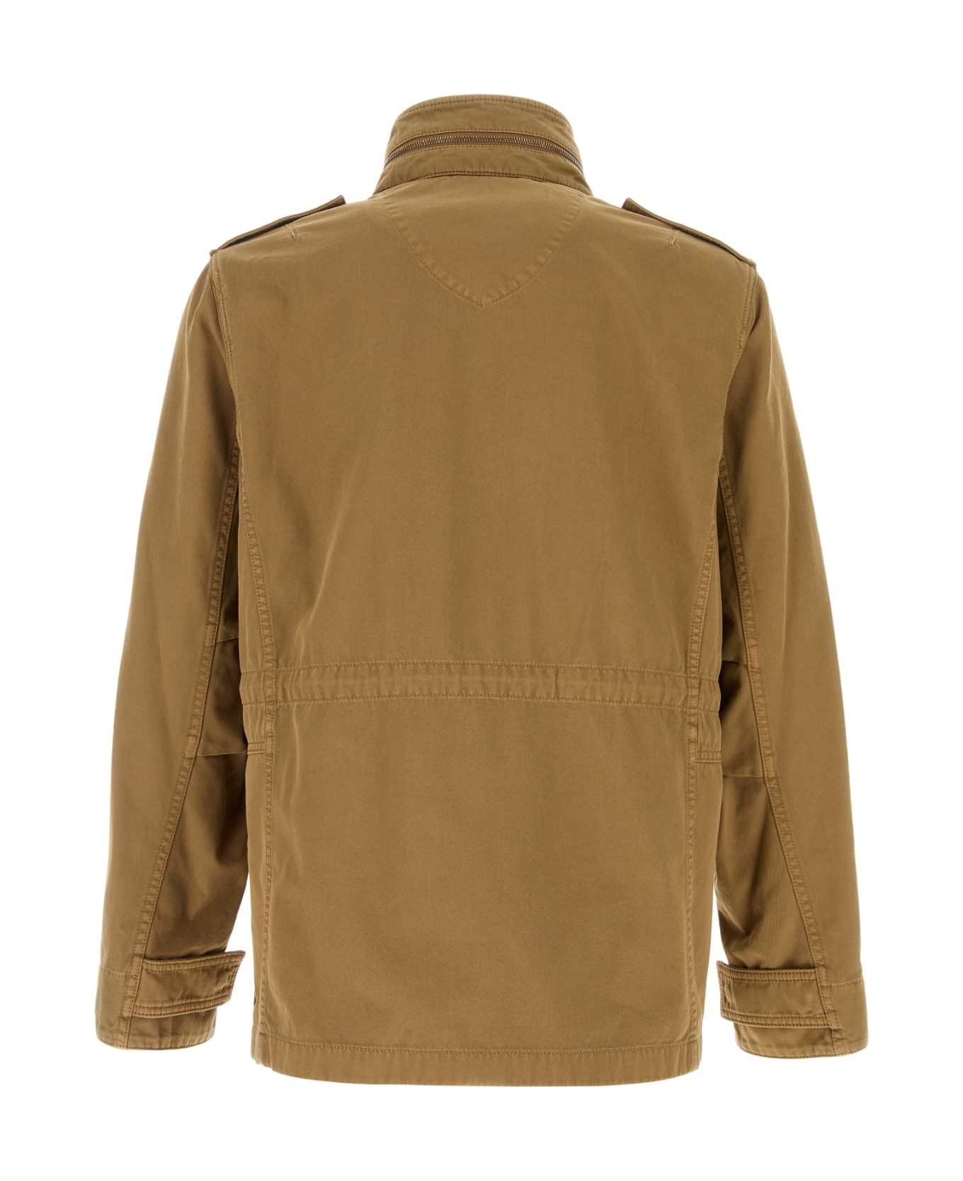 Camel Cotton Jacket - 2