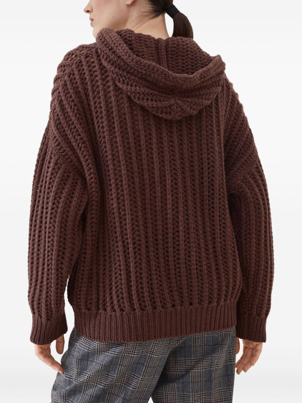 open-knit cardigan - 4