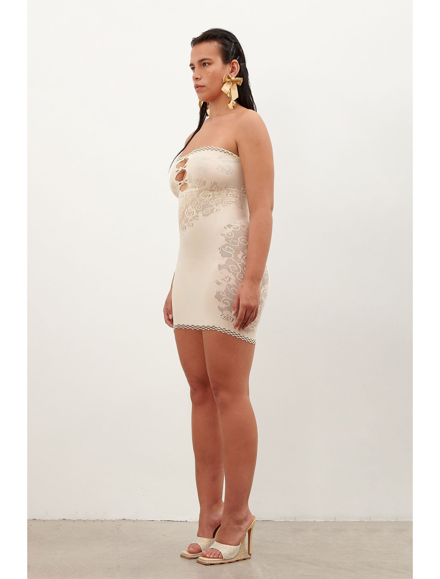 COCO DRESS IN BUTTER - 5