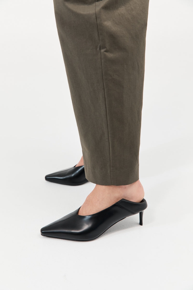 Classic Fold Heel - Black - 2