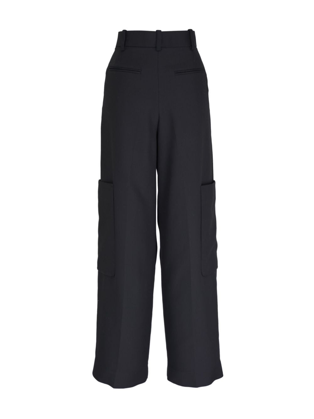 straight-leg cargo trousers - 2