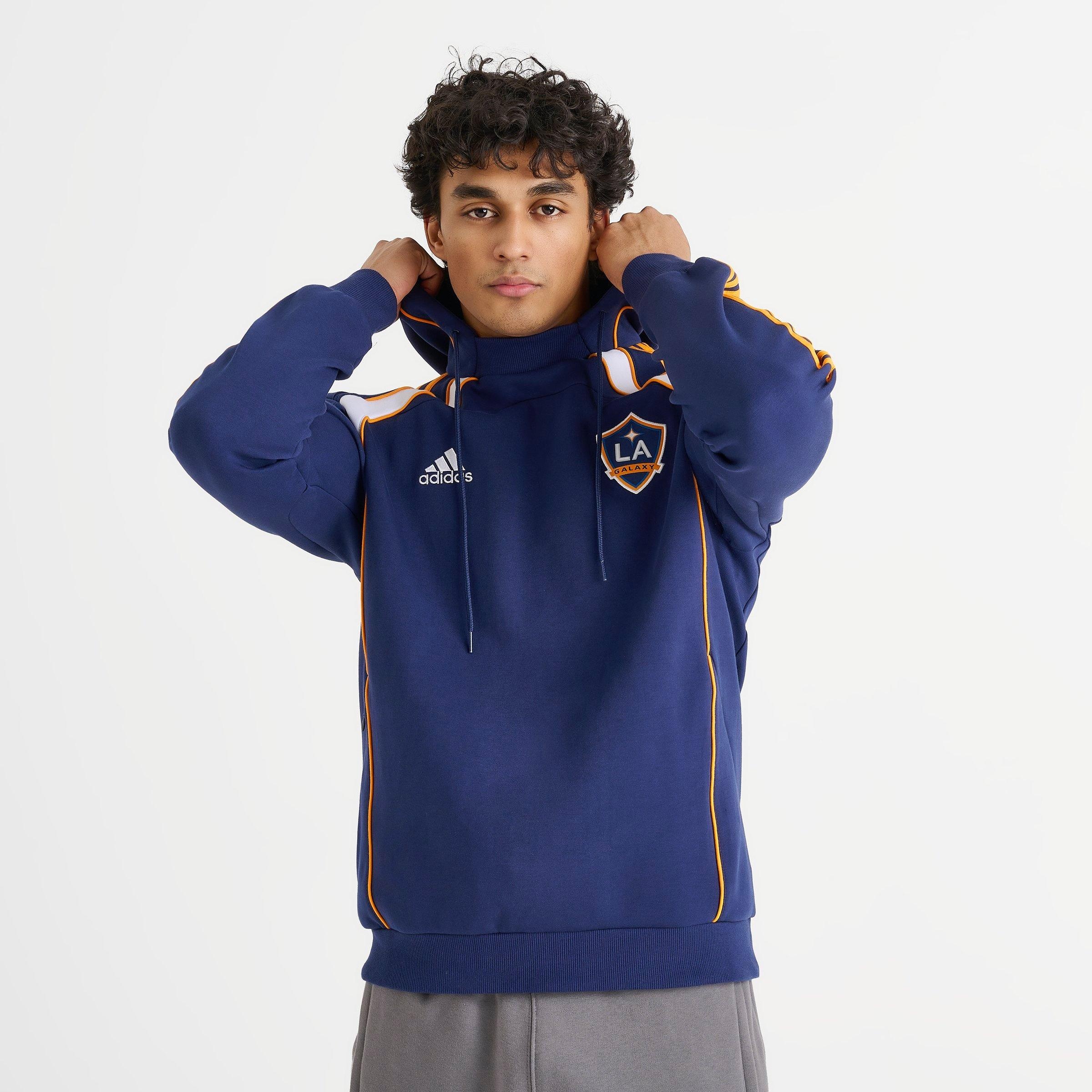 MEN'S ADIDAS LA GALAXY MLS TRAVEL HOODIE - 3