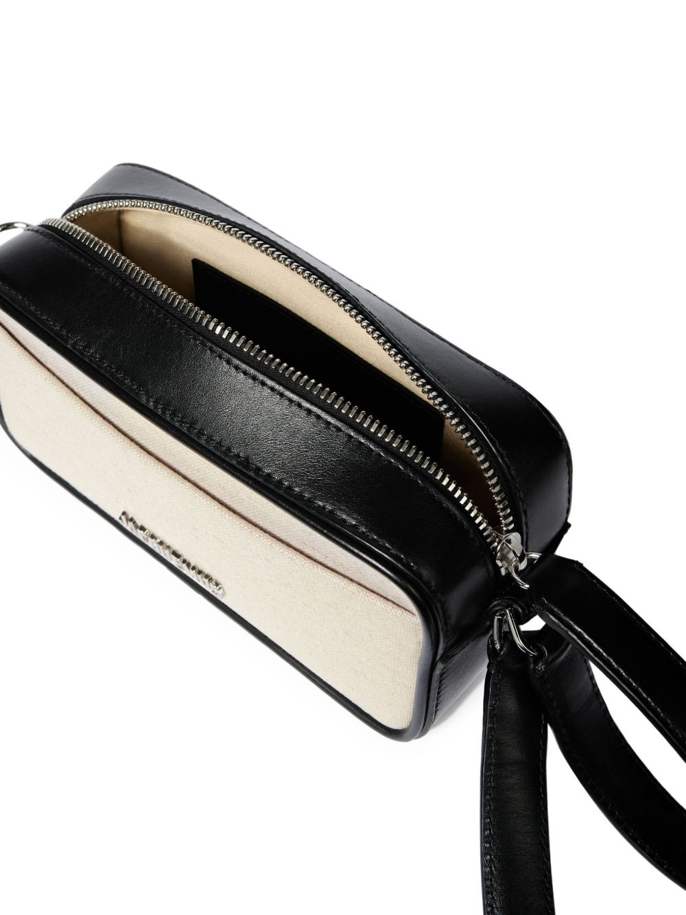 THE BANETTO LEATHER-TRIMMED CROSS BODY BAG - 3