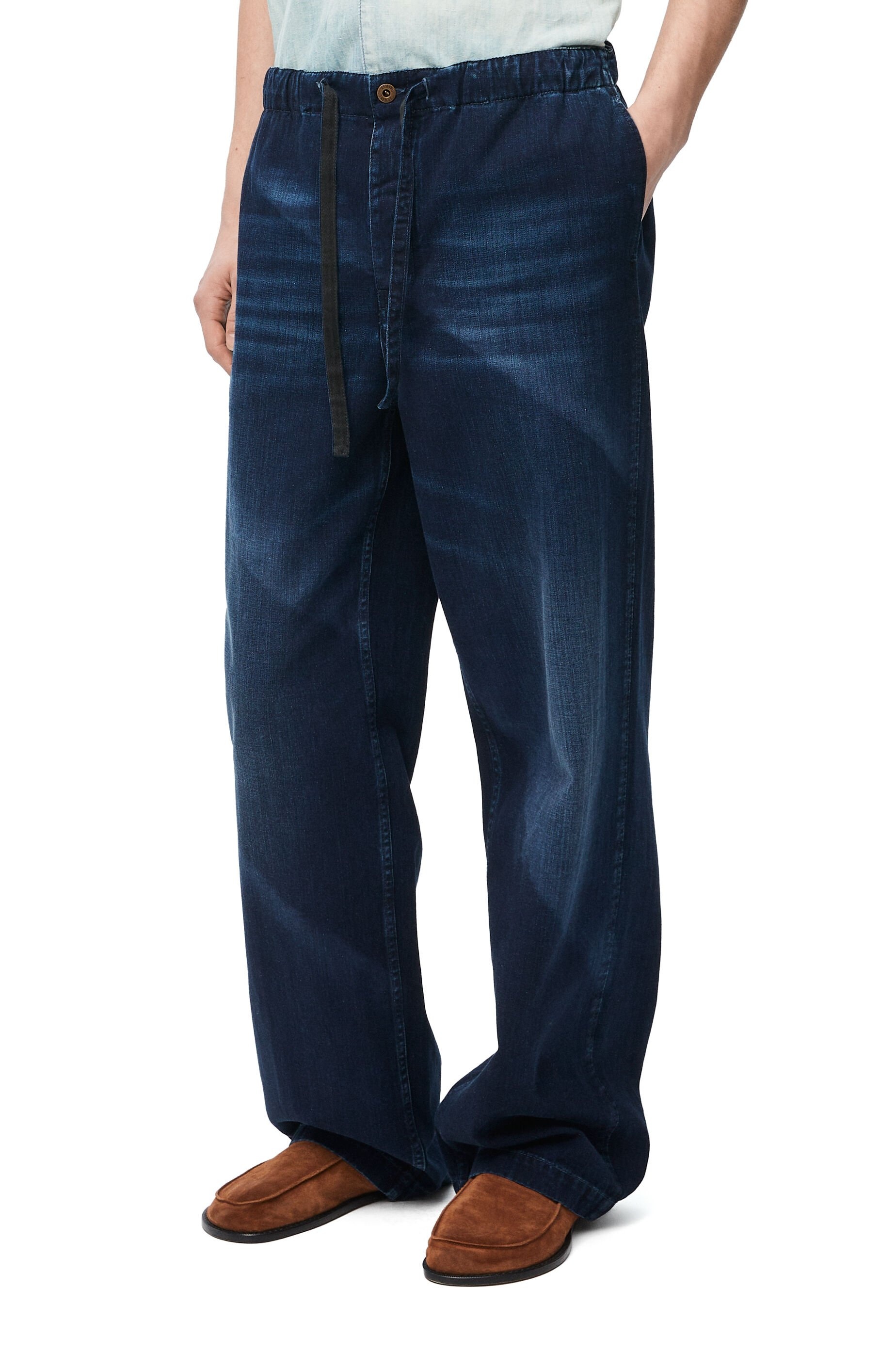 Drawstring jeans in denim - 3
