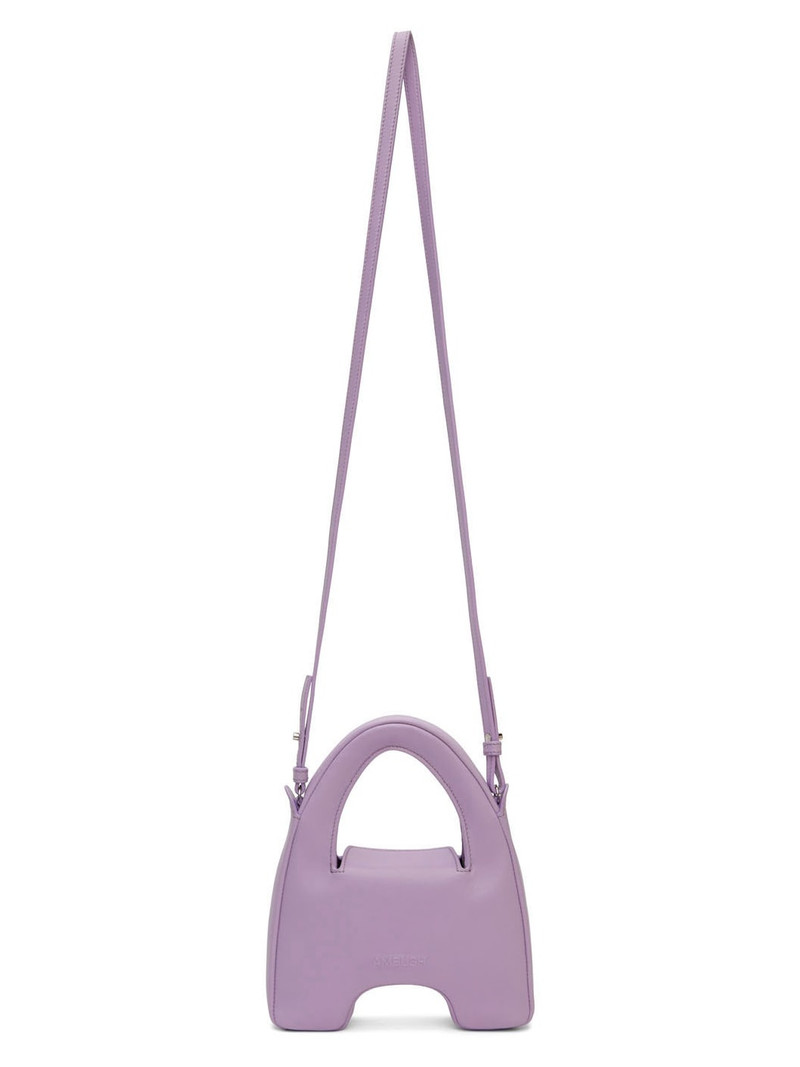 Purple Padded 'A' Shoulder Bag 4