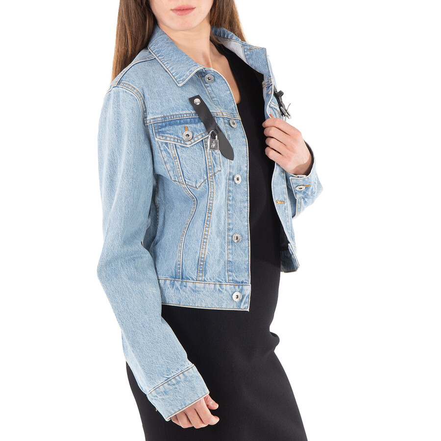 JW Anderson Padlock Strap Trucker Denim Jacket - 4