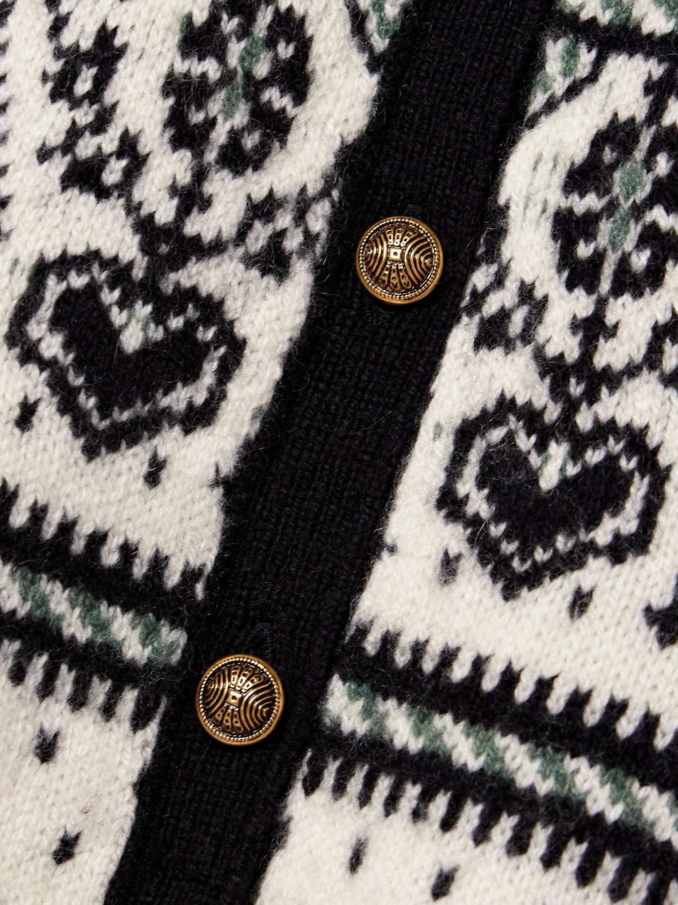 Marc intarsia cashmere-blend cardigan - 4