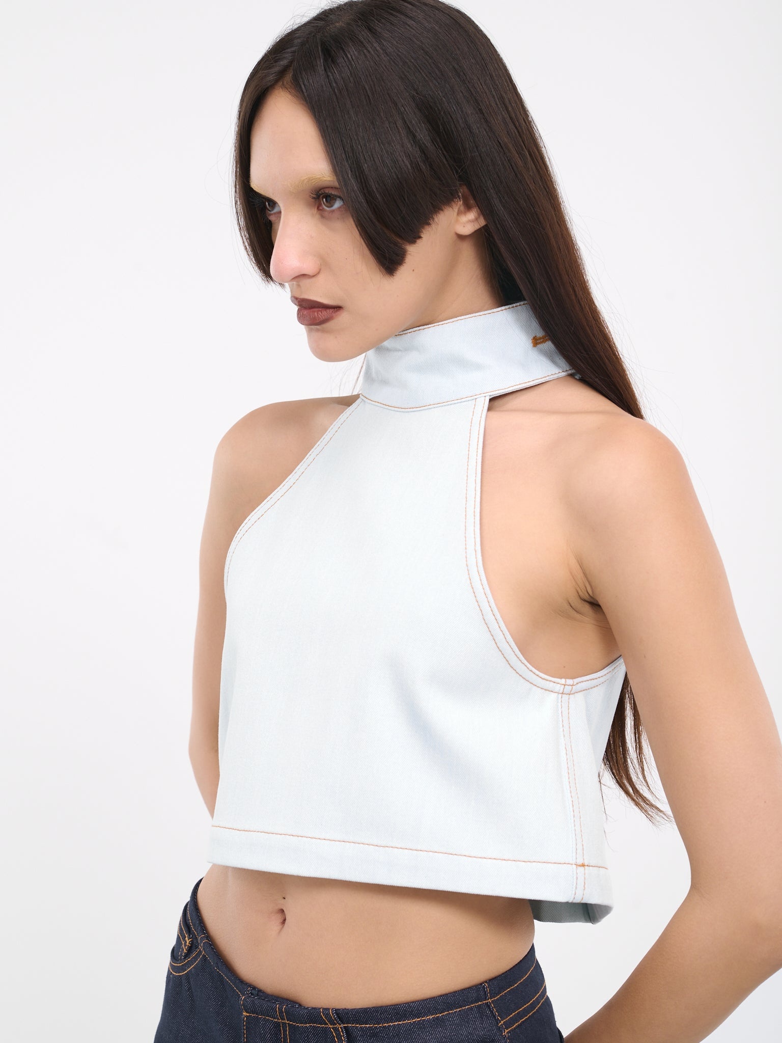 Denim Halterneck Top - 5