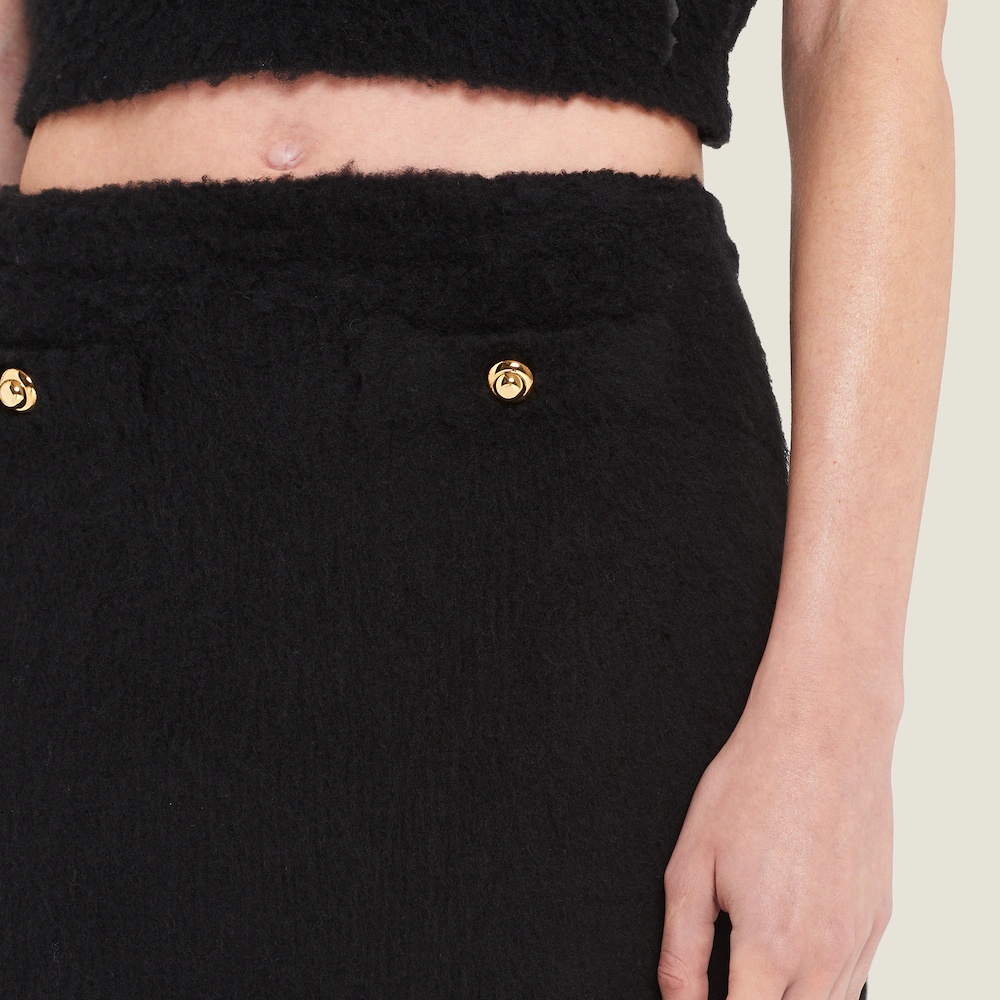 Bouclé miniskirt - 3