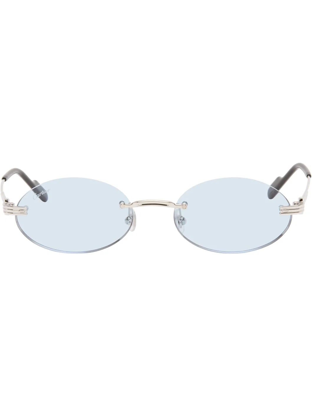 Silver 'Première de Cartier' Sunglasses - 1
