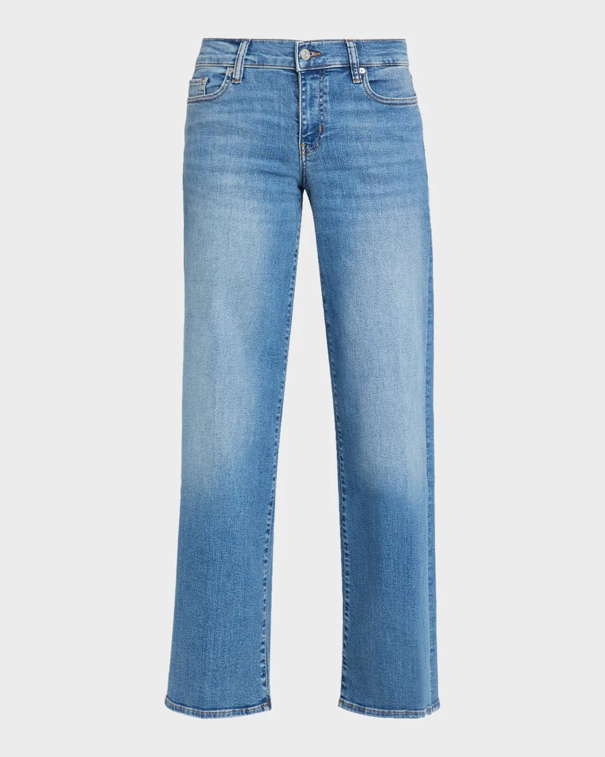 Le Slim Low-Rise Wide-Leg Jeans - 1