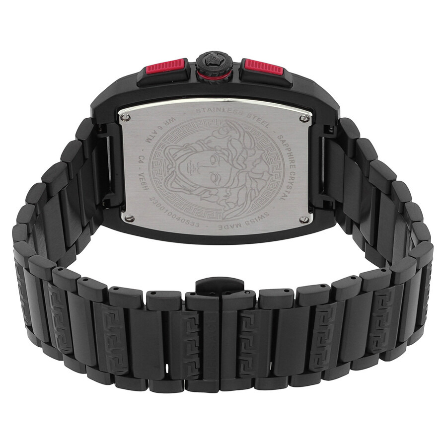 Versace Dominus Chronograph Quartz Black Dial Men's Watch VE6H00623 - 3