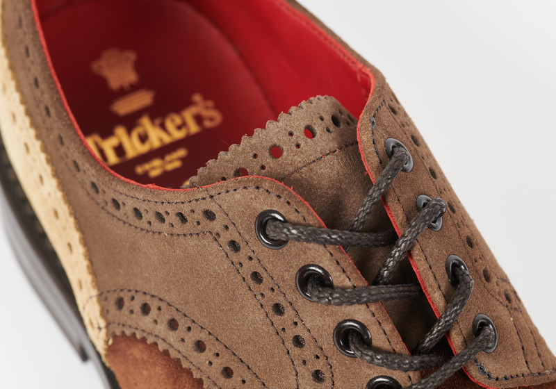 PALACE TRICKER'S COUNTRY BROGUE SUEDE MULTI 9