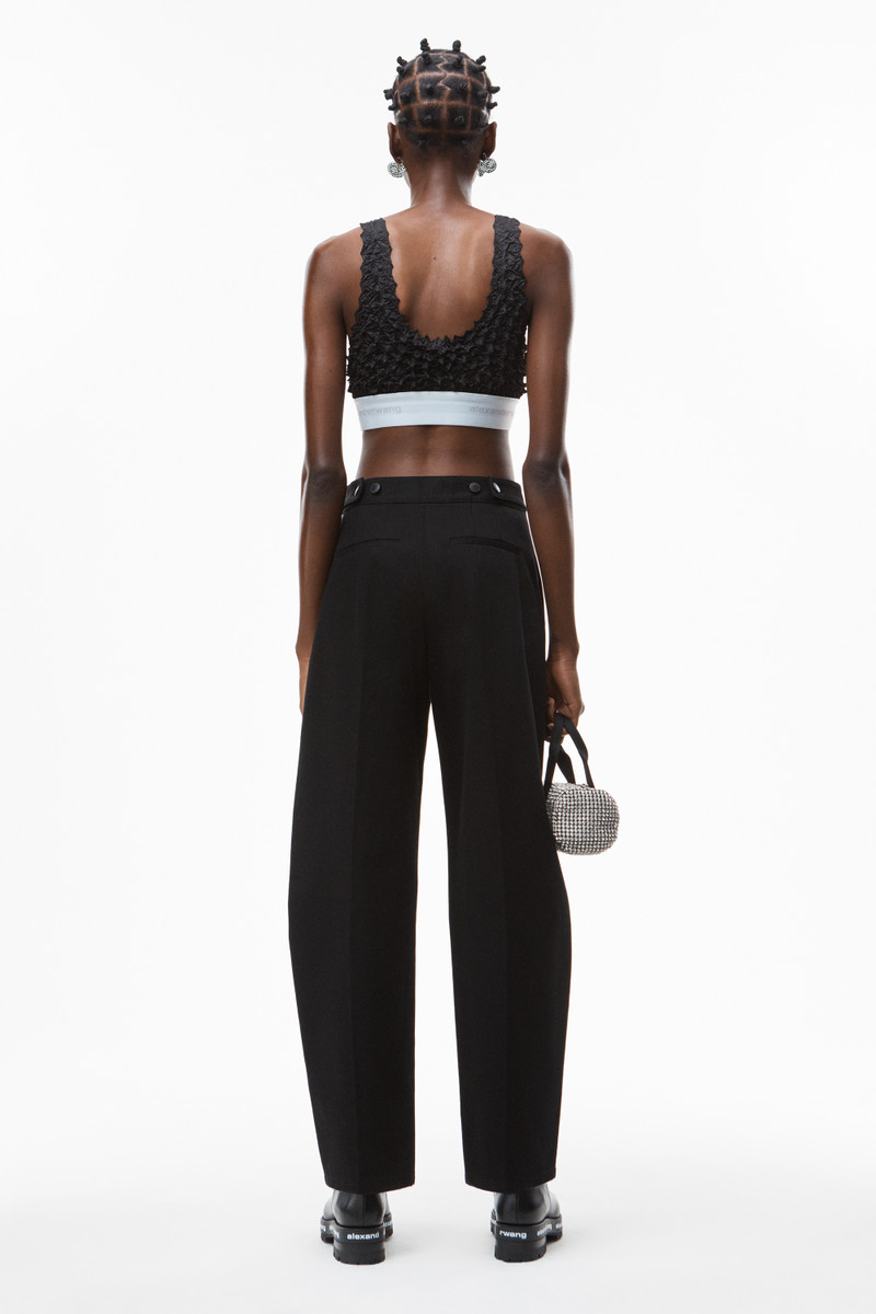 LOGO ELASTIC BAND BRA IN SHIBORI SATIN 3