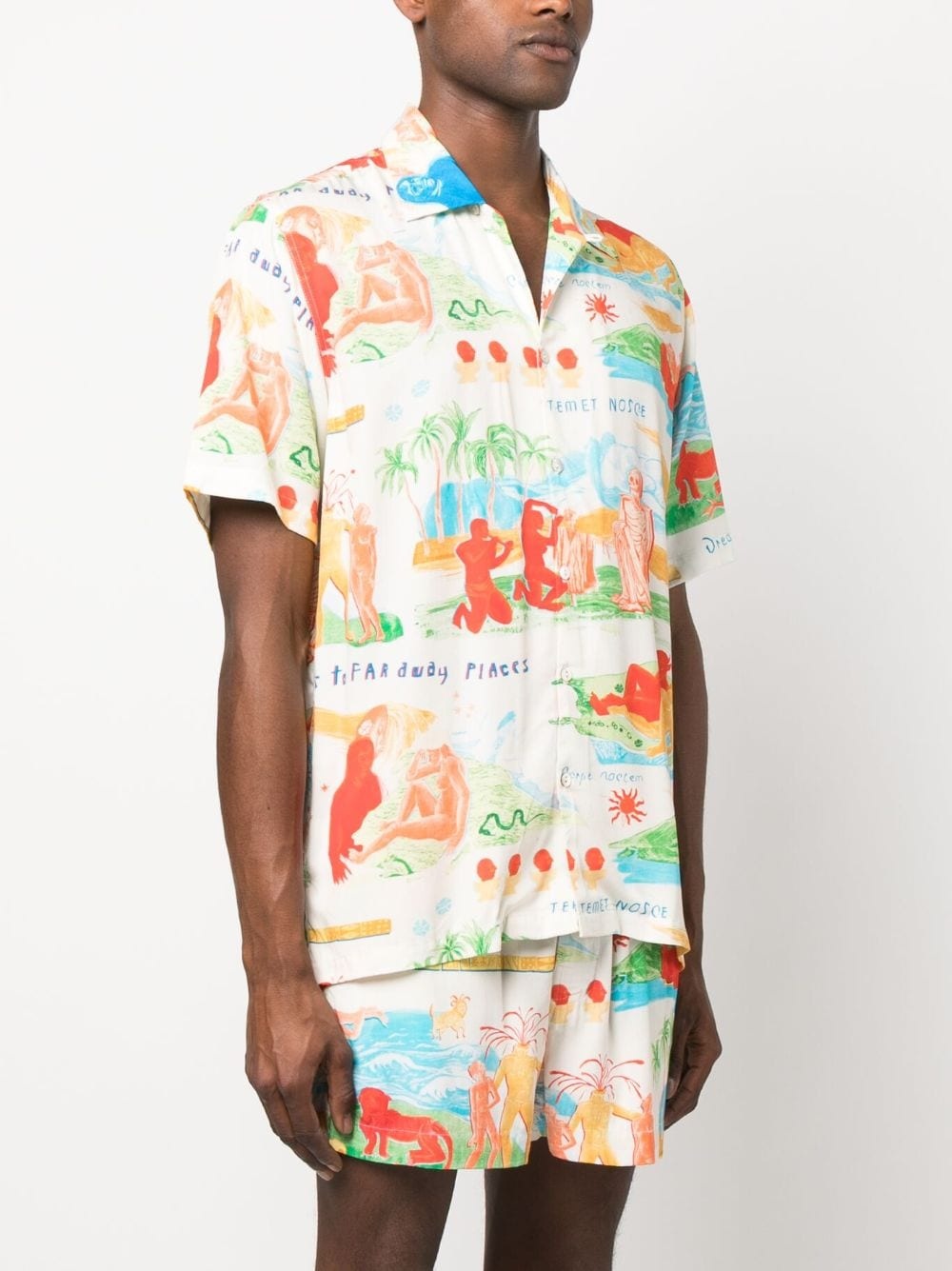 Far Away Places printed short-sleeve shirt - 3