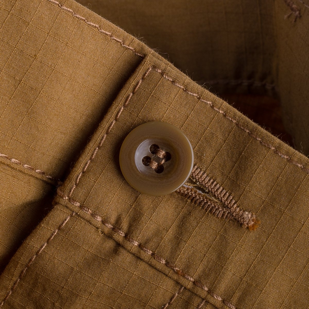 IH-736-BRN Ripstop Cargo Shorts - Brown - 8
